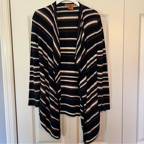 Tory Burch women’s Waterfall Open Linen Cardigan. Size small. - Picture 1 of 8